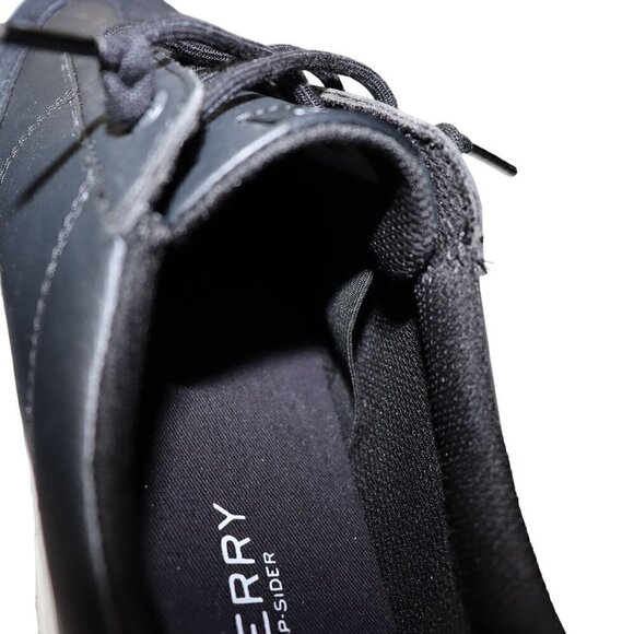 Sperry Sneakers Size 11 Black Pier Wave Refresh Memory Foam Lace-Up STS87263 - Picture 7 of 10